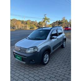 FIAT - UNO - 2010/2011 - Prata - Sob Consulta
