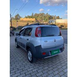 FIAT - UNO - 2010/2011 - Prata - Sob Consulta